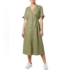 Buffalo linen blend prairie dress